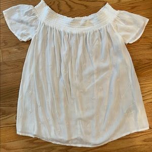 NEW Old Navy White Off Shoulder Women’s Top small